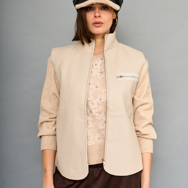 Gilet Gamuza Beige