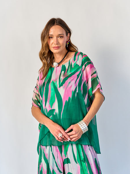 Blusa Fantasía Verde
