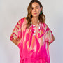 Blusa Fantasía Fucsia