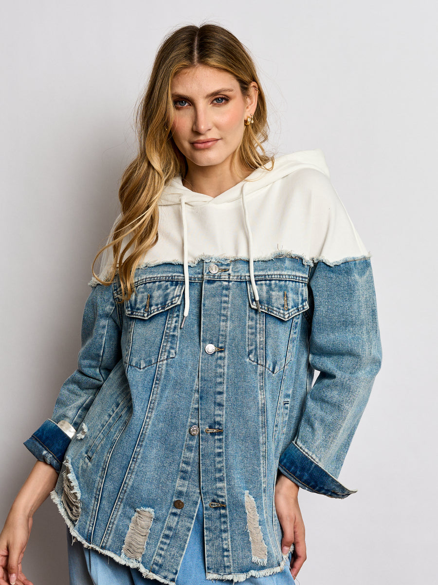 CHAQUETA BICOLOR
