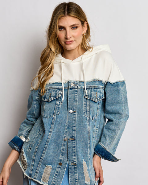CHAQUETA BICOLOR