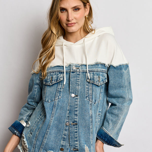 CHAQUETA BICOLOR