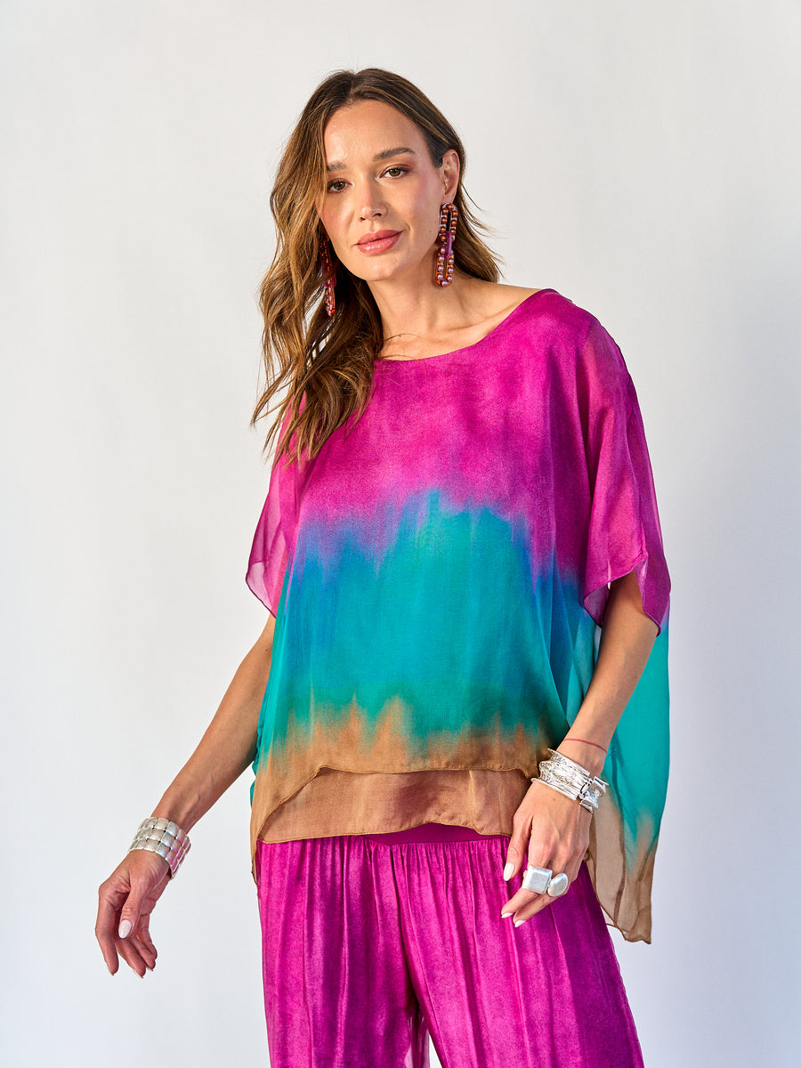 Blusa Degradé Magenta