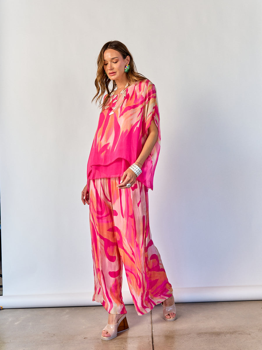 Pantalón Fantasía Fucsia
