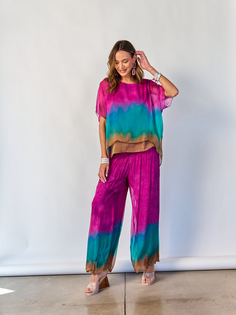 Blusa Degradé Magenta