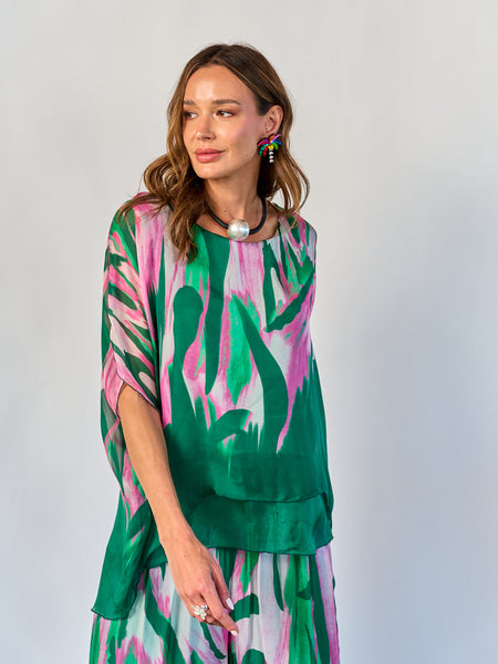 Blusa Fantasía Verde