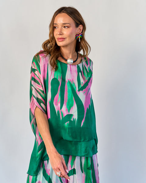 Blusa Fantasía Verde