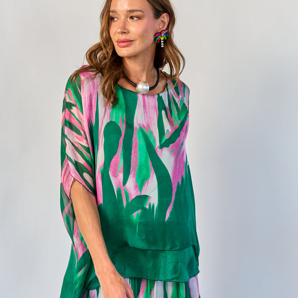 Blusa Fantasía Verde