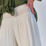 Pantalón Seda Marfil