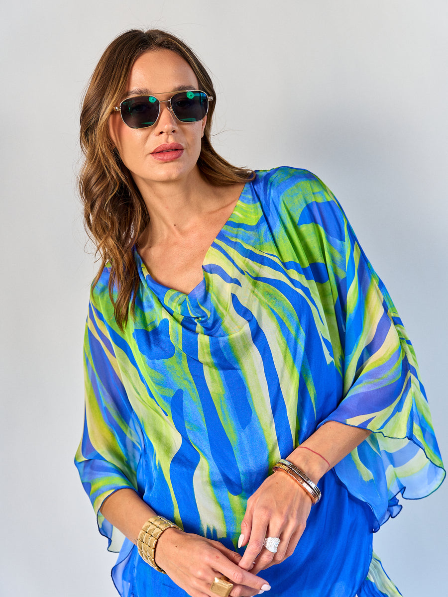 Blusa Leonor Azulino