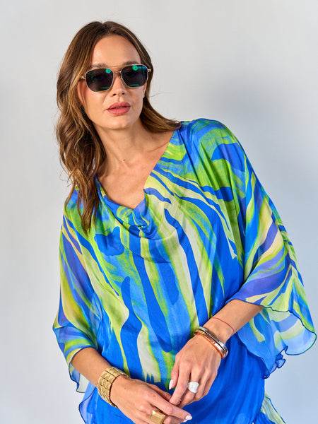 Blusa Leonor Azulino