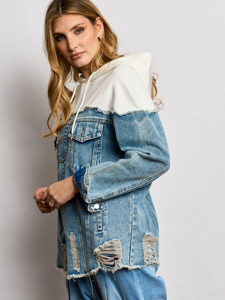 CHAQUETA BICOLOR