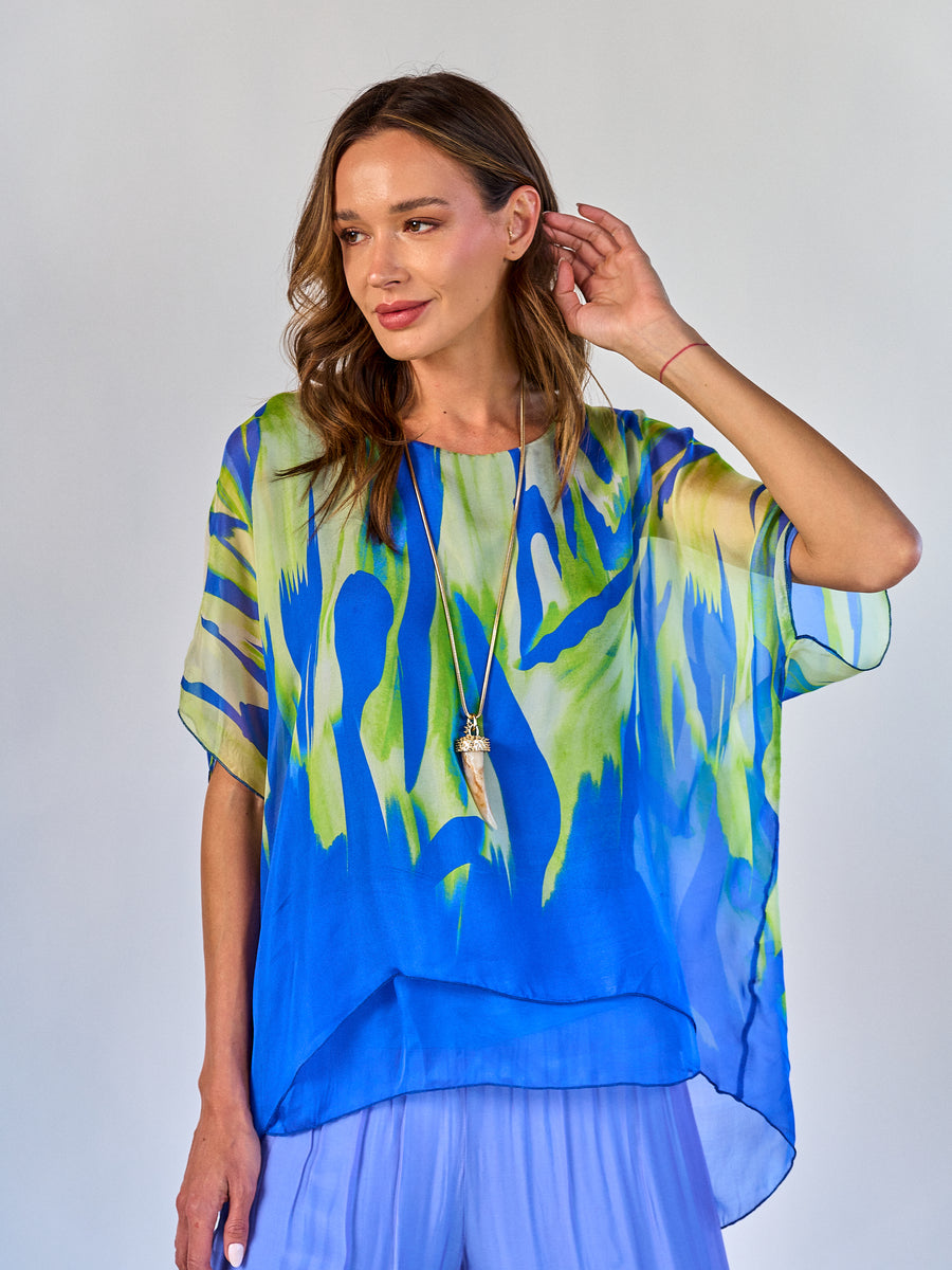 Blusa Fantasía Azul