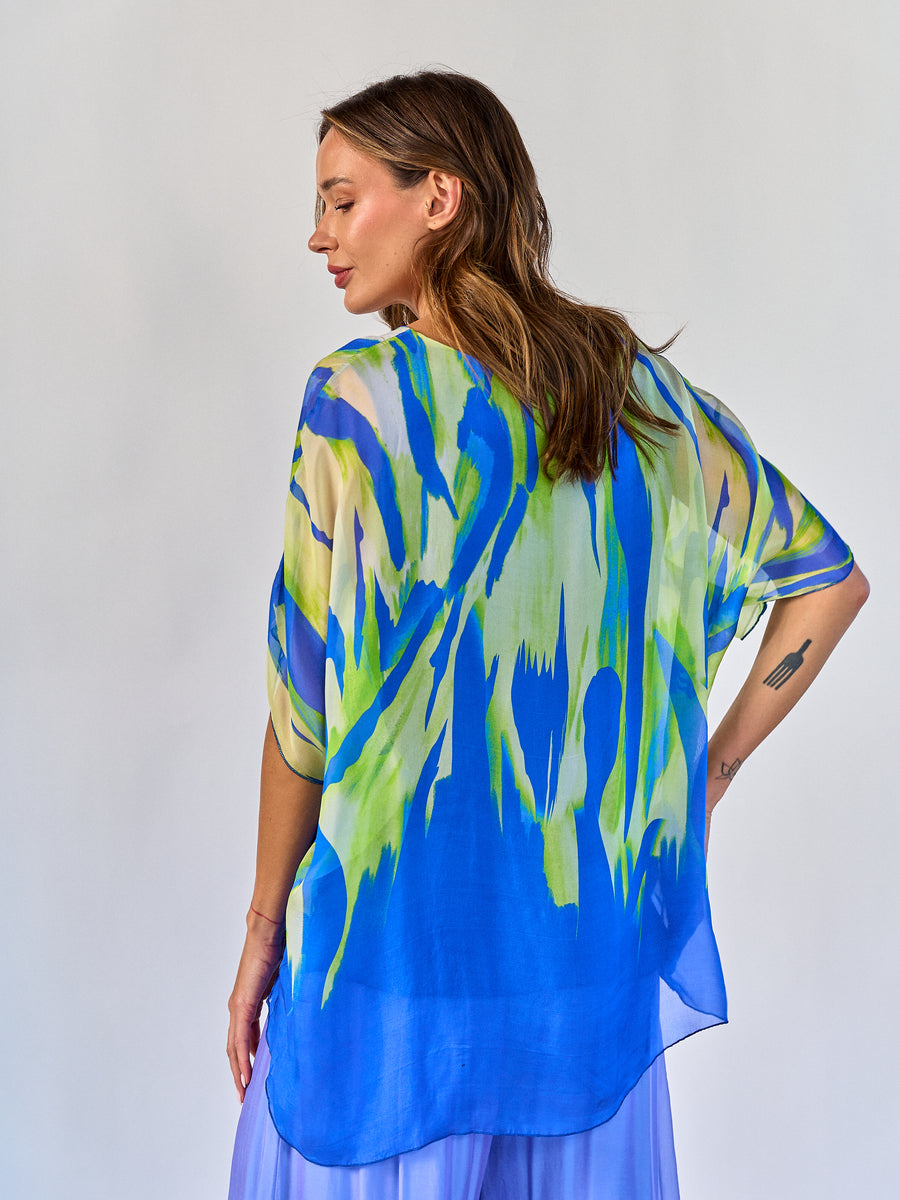 Blusa Fantasía Azul