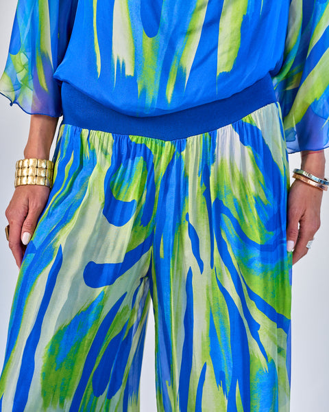 Pantalon Fantasía Azul