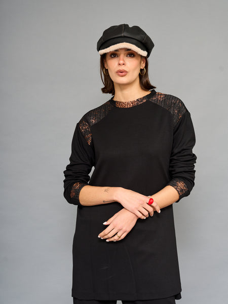 Conjunto Blush Negro Cobre