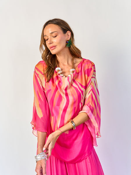 Blusa Leonor Fucsia