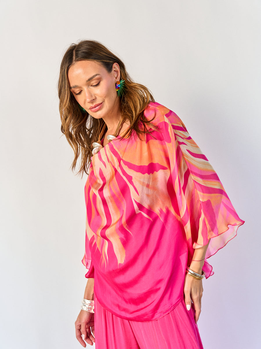 Blusa Leonor Fucsia
