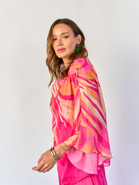 Blusa Leonor Fucsia