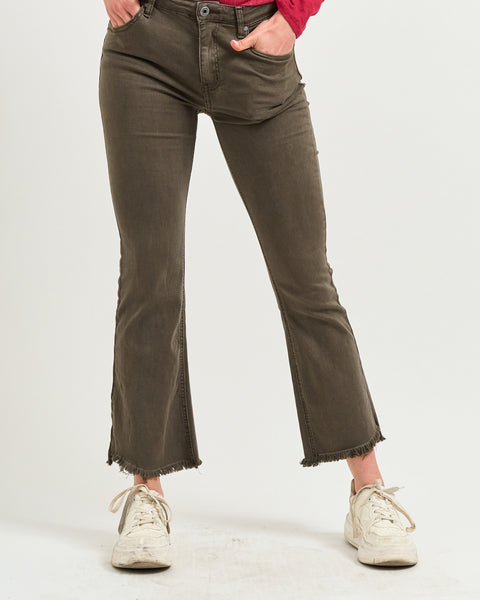 Jeans Flared Taupe