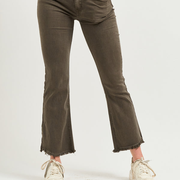 Jeans Flared Taupe