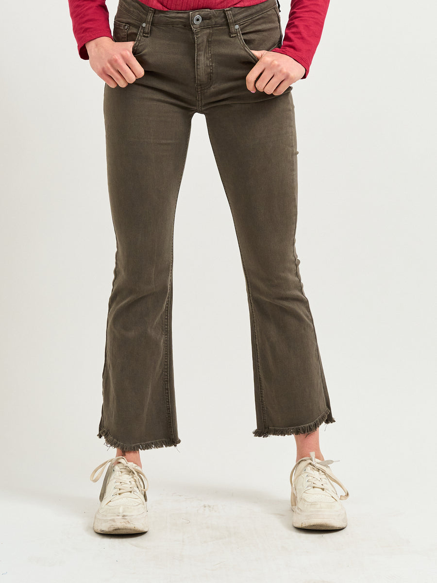 Jeans Flared Taupe
