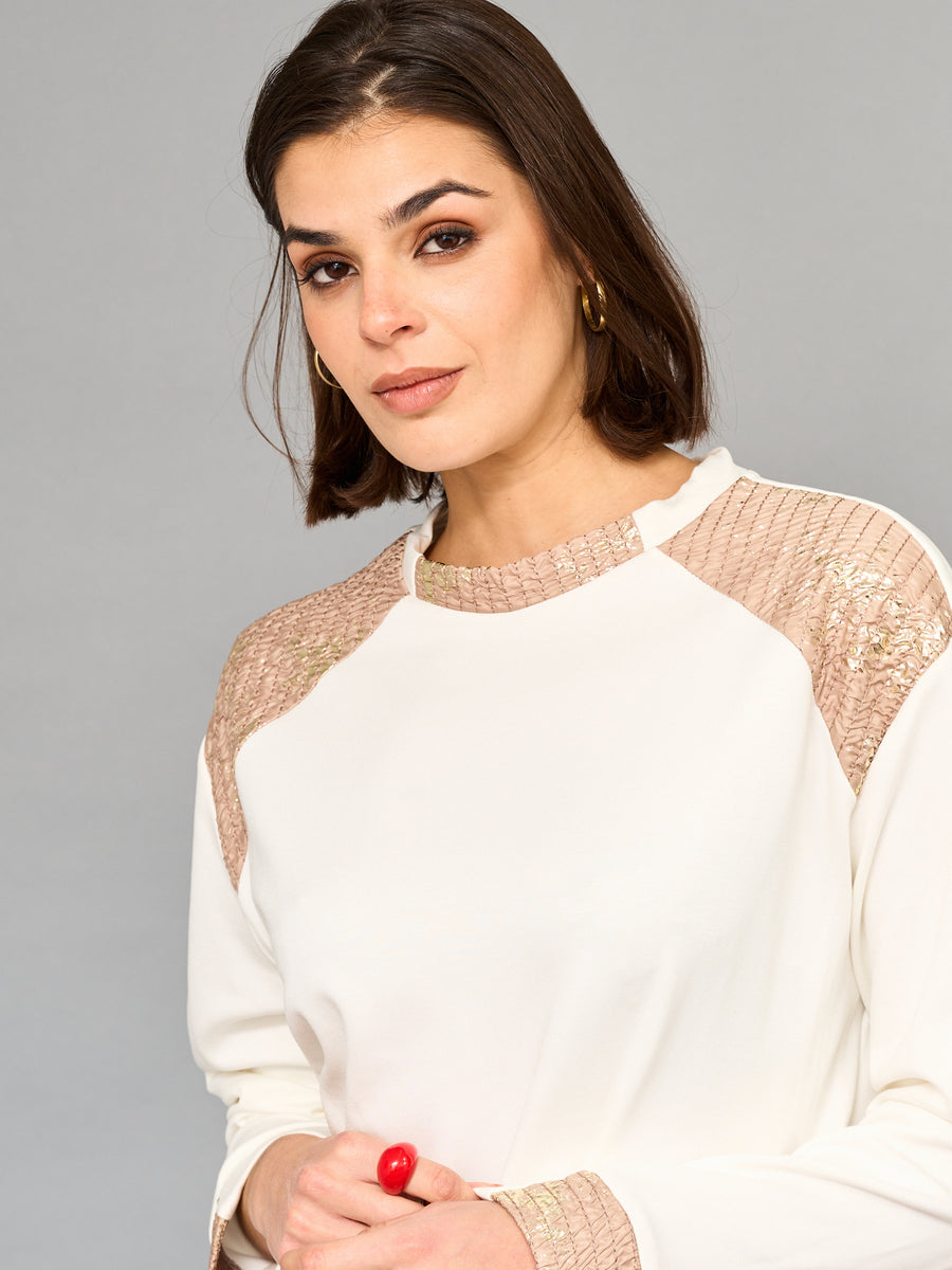 Conjunto Blush Blanco Dorado