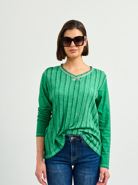 Polera Algodón Verde