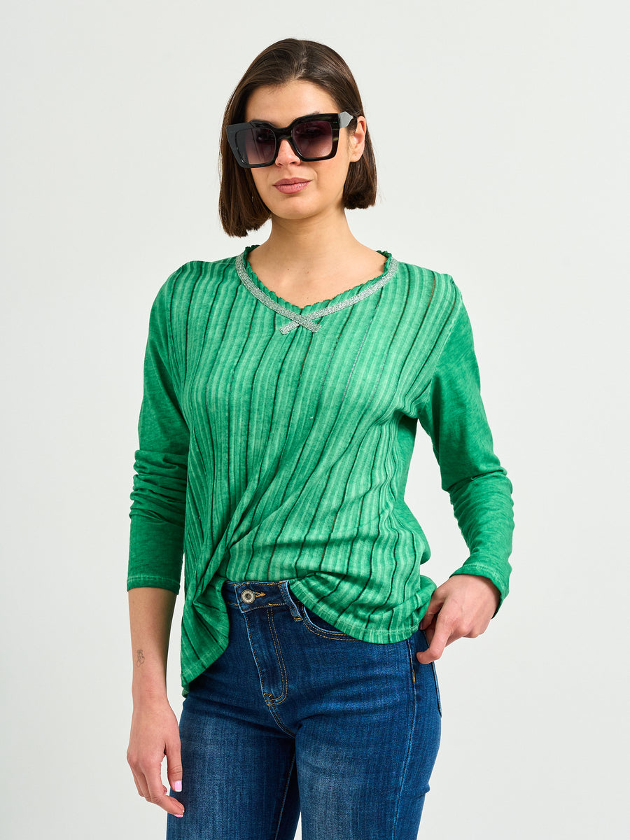Polera Algodón Verde