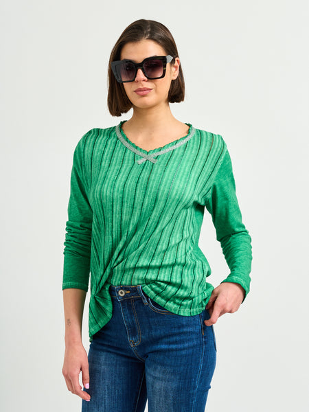 Polera Algodón Verde