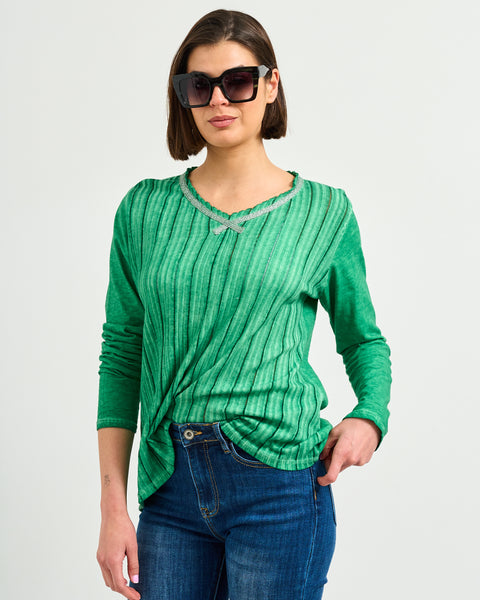Polera Algodón Verde