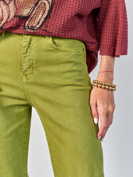 Pantalón Bota Pistacho