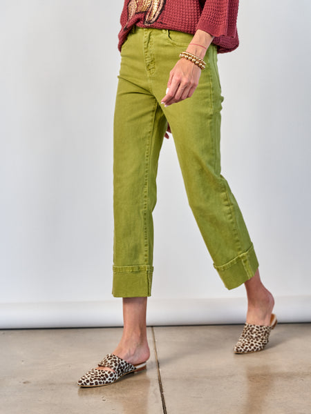 Pantalón Bota Pistacho