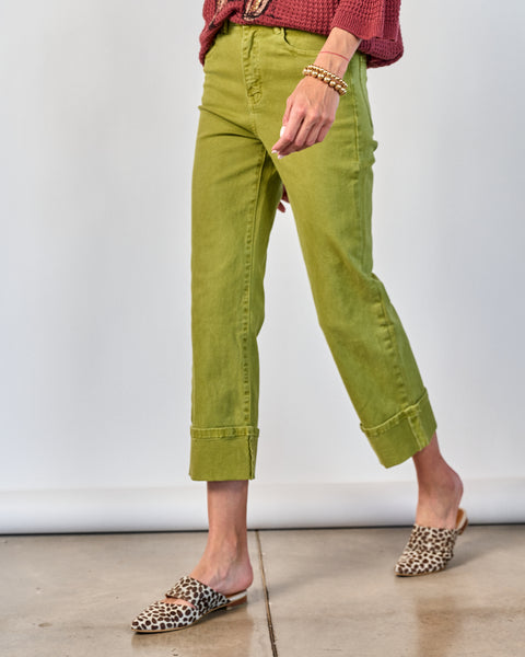 Pantalón Bota Pistacho