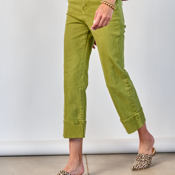 Pantalón Bota Pistacho