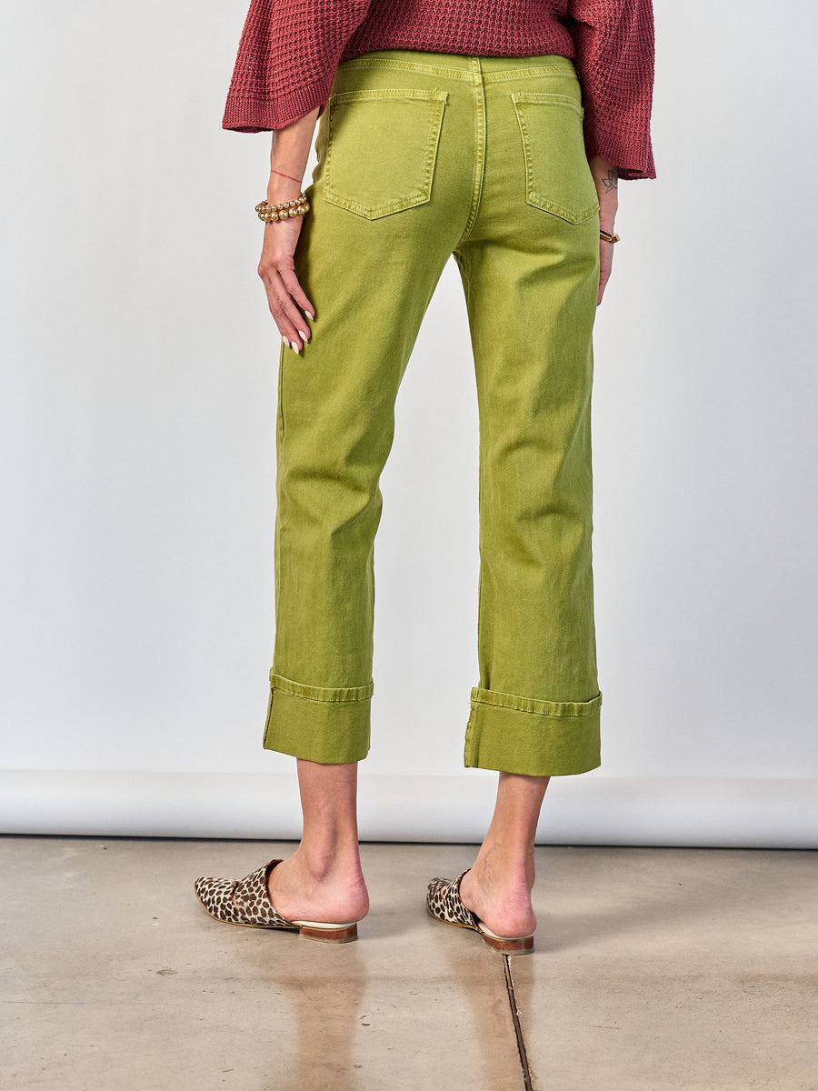Pantalón Bota Pistacho