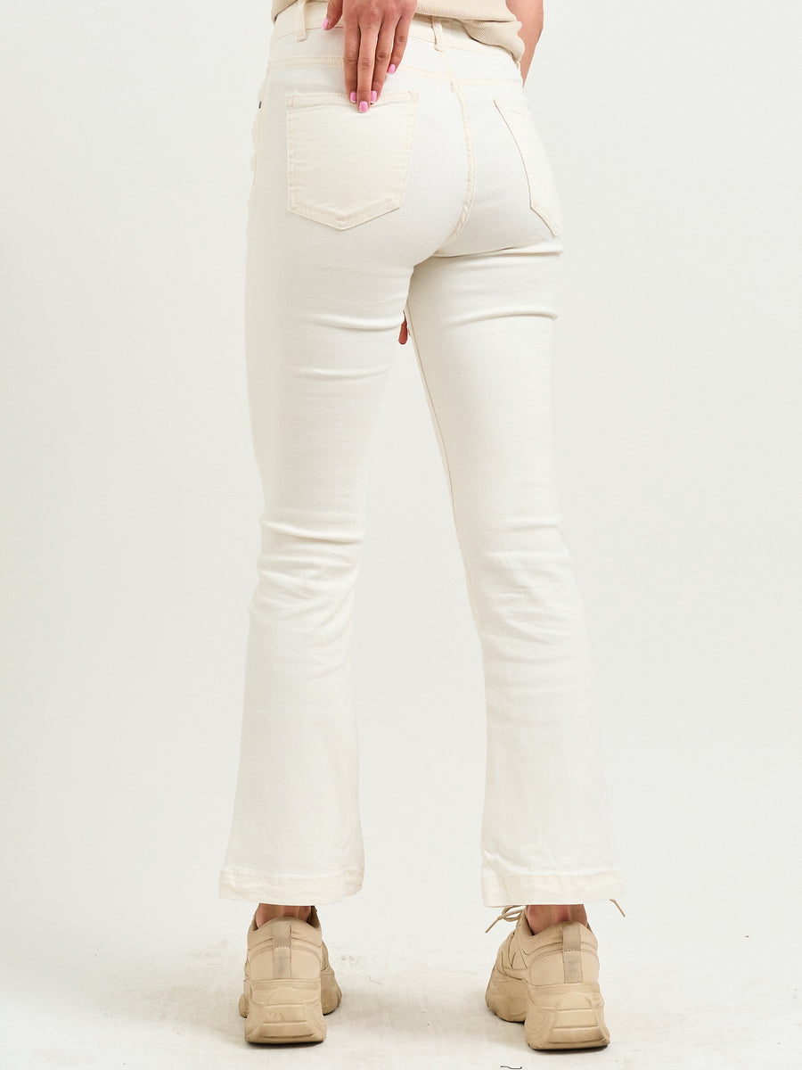 Pantalón Flared Crudo
