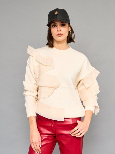 Sweater Vuelos Crudo