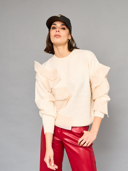 Sweater Vuelos Crudo