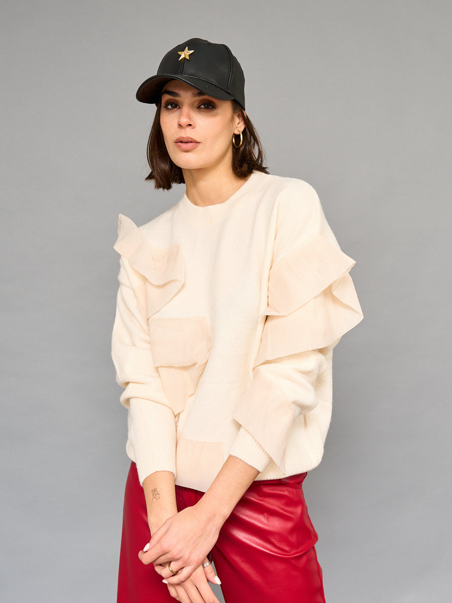 Sweater Vuelos Crudo