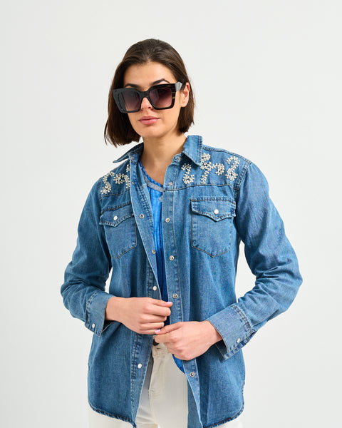 Blusa Diana Perlas