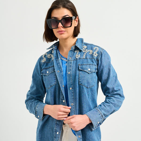 Blusa Diana Perlas