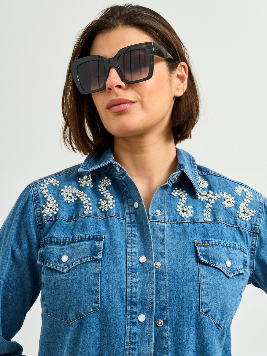Blusa Diana Perlas