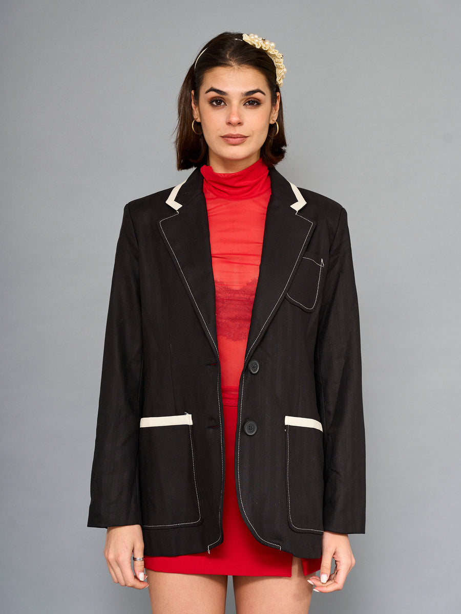 Blazer Negro Vivo