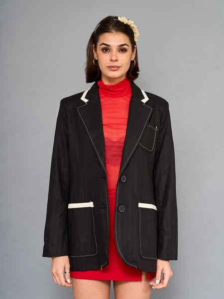Blazer Negro Vivo