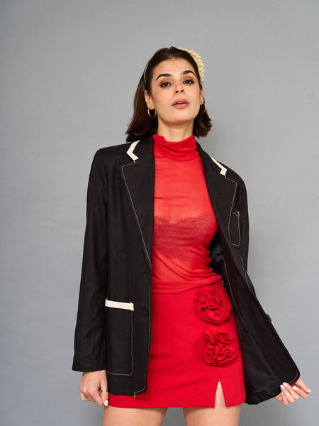 Blazer Negro Vivo