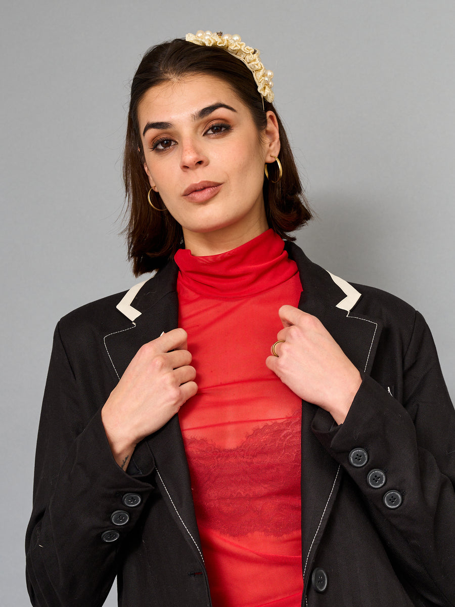 Blazer Negro Vivo