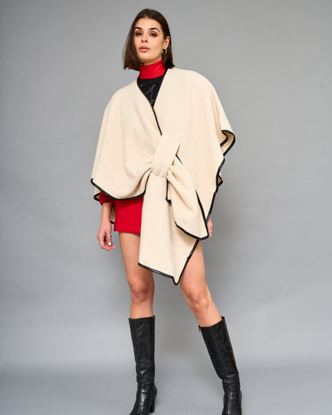 Manto Lana Beige