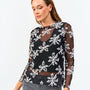 Polera Encaje Flor