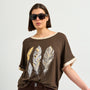 Polera Lino Marron